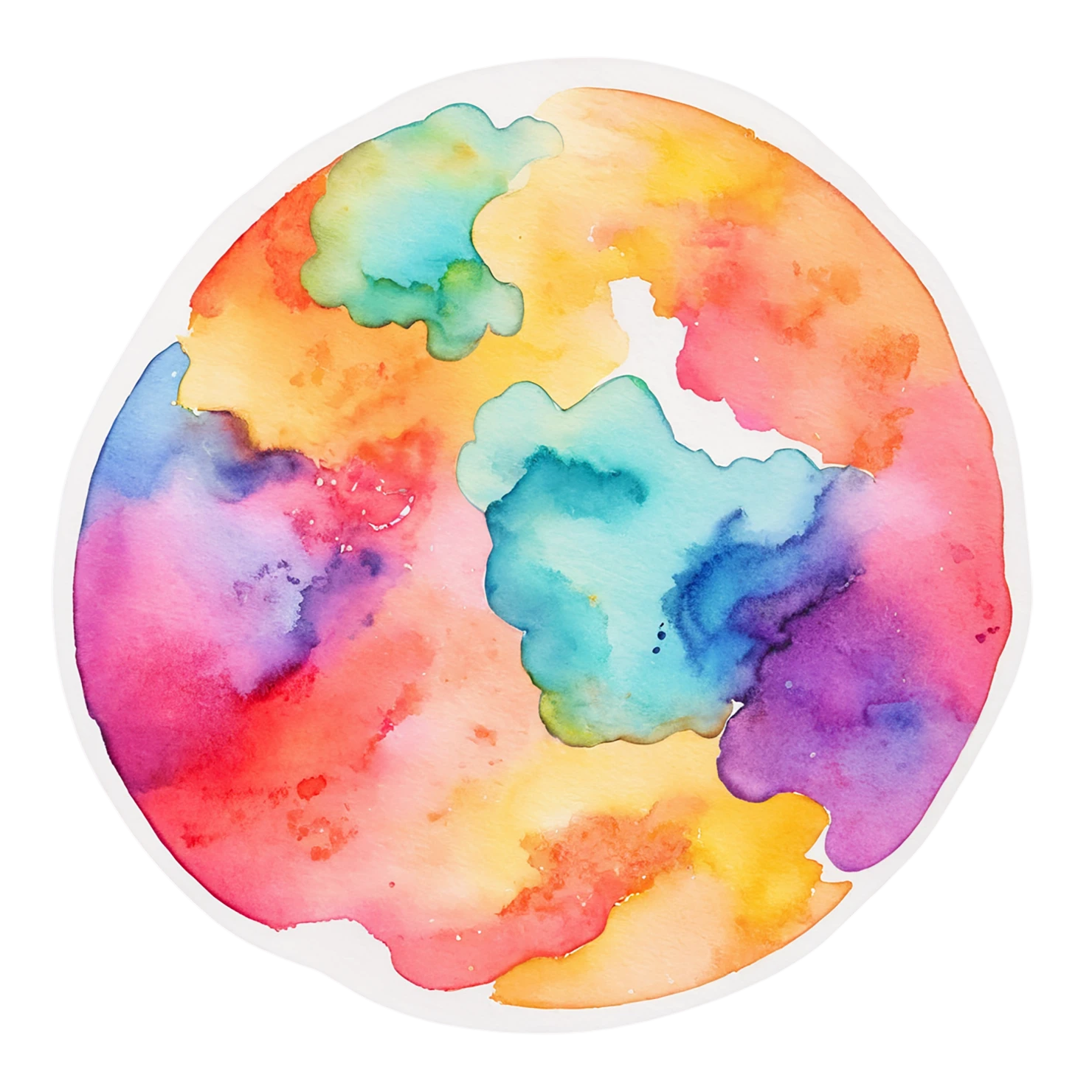 Pizza watercolor sticker isolated on transparent background #20803