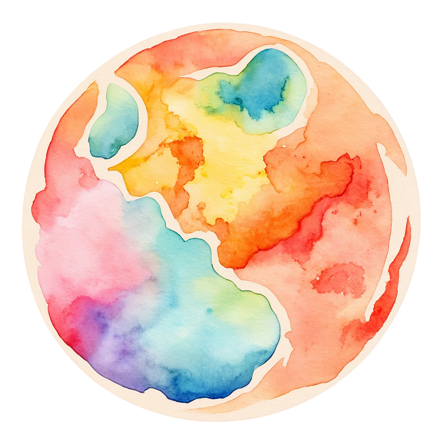 Pizza watercolor sticker isolated on transparent background #20811