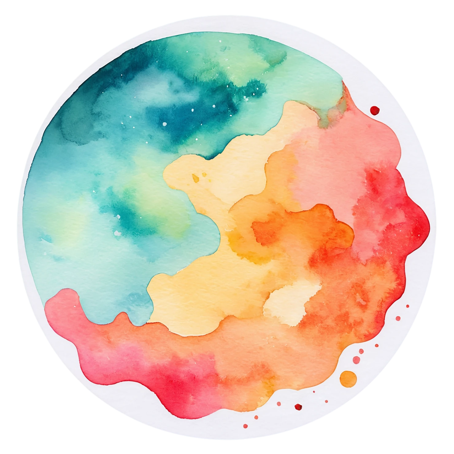 Pizza watercolor sticker isolated on transparent background #20826