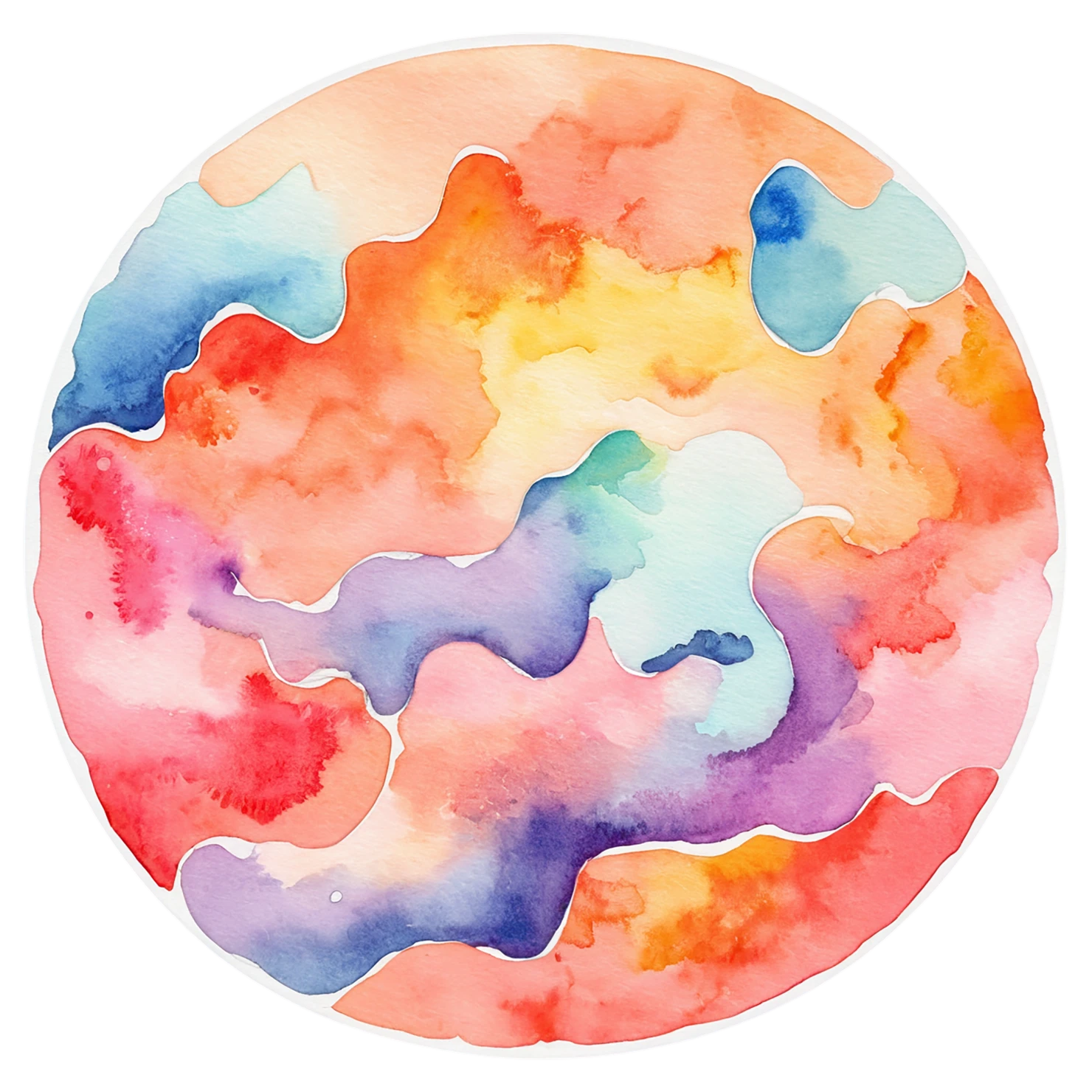 Pizza watercolor sticker isolated on transparent background #20828