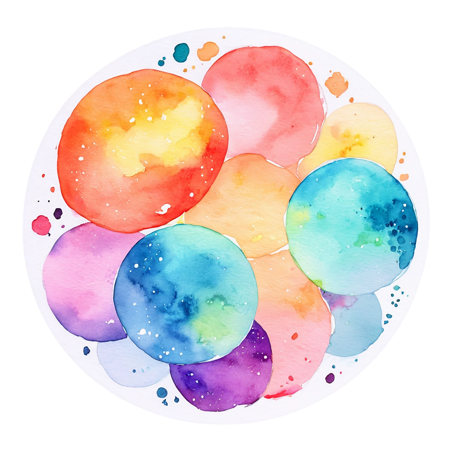 Pizza watercolor sticker isolated on transparent background #20840