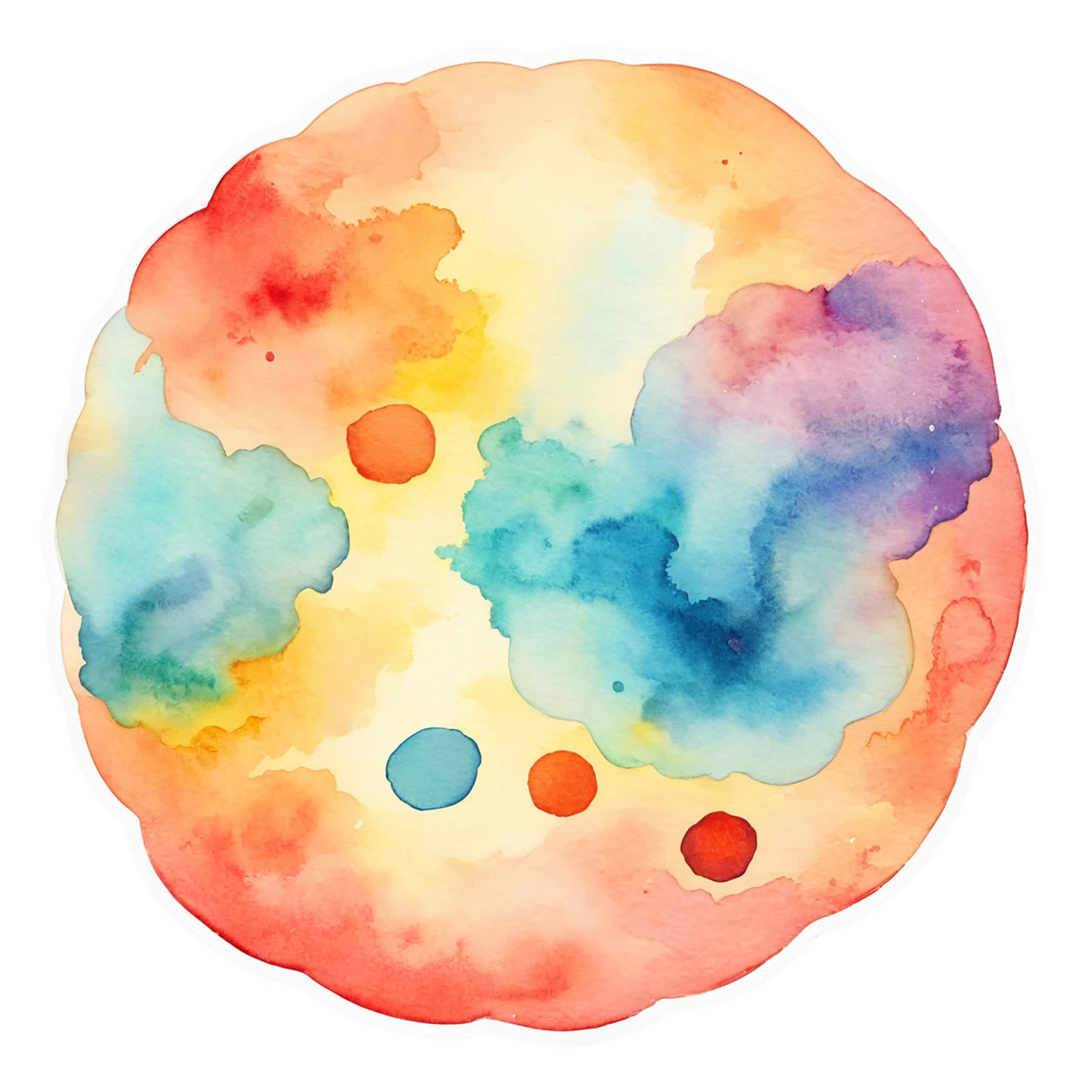 Pizza watercolor sticker isolated on transparent background #20923