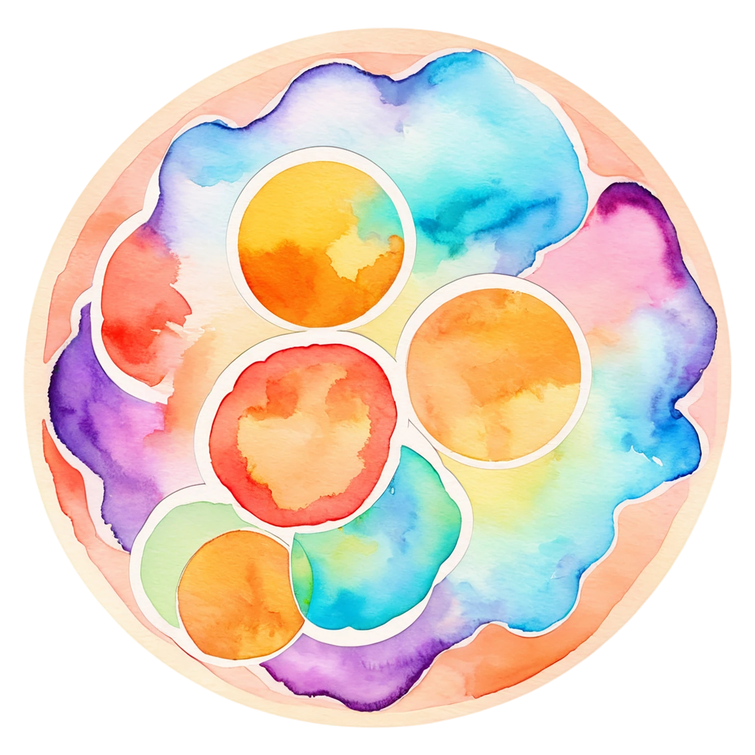 Pizza watercolor sticker isolated on transparent background #20961