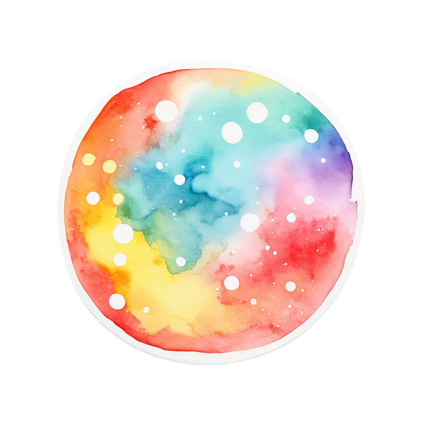 Pizza watercolor sticker isolated on transparent background #20986