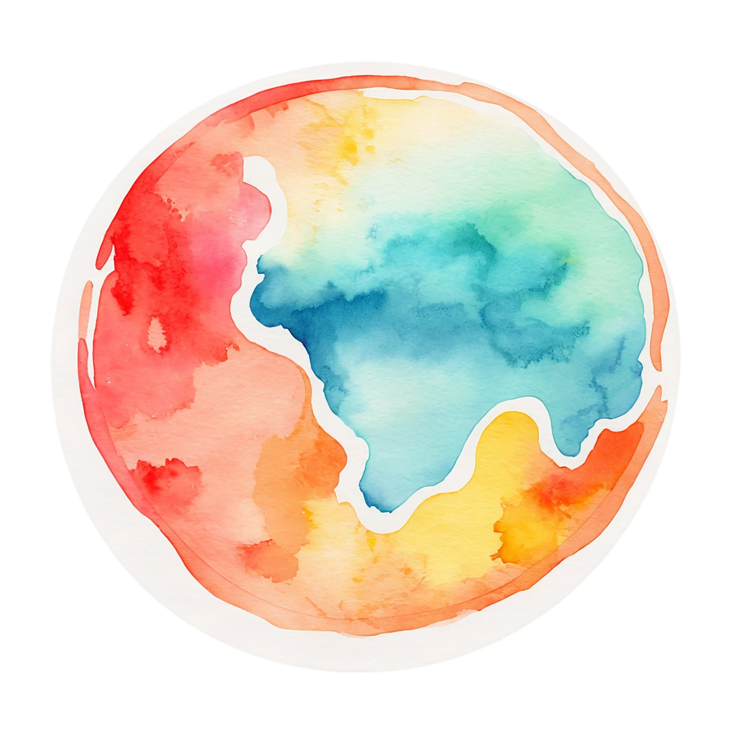 Pizza watercolor sticker isolated on transparent background #20998