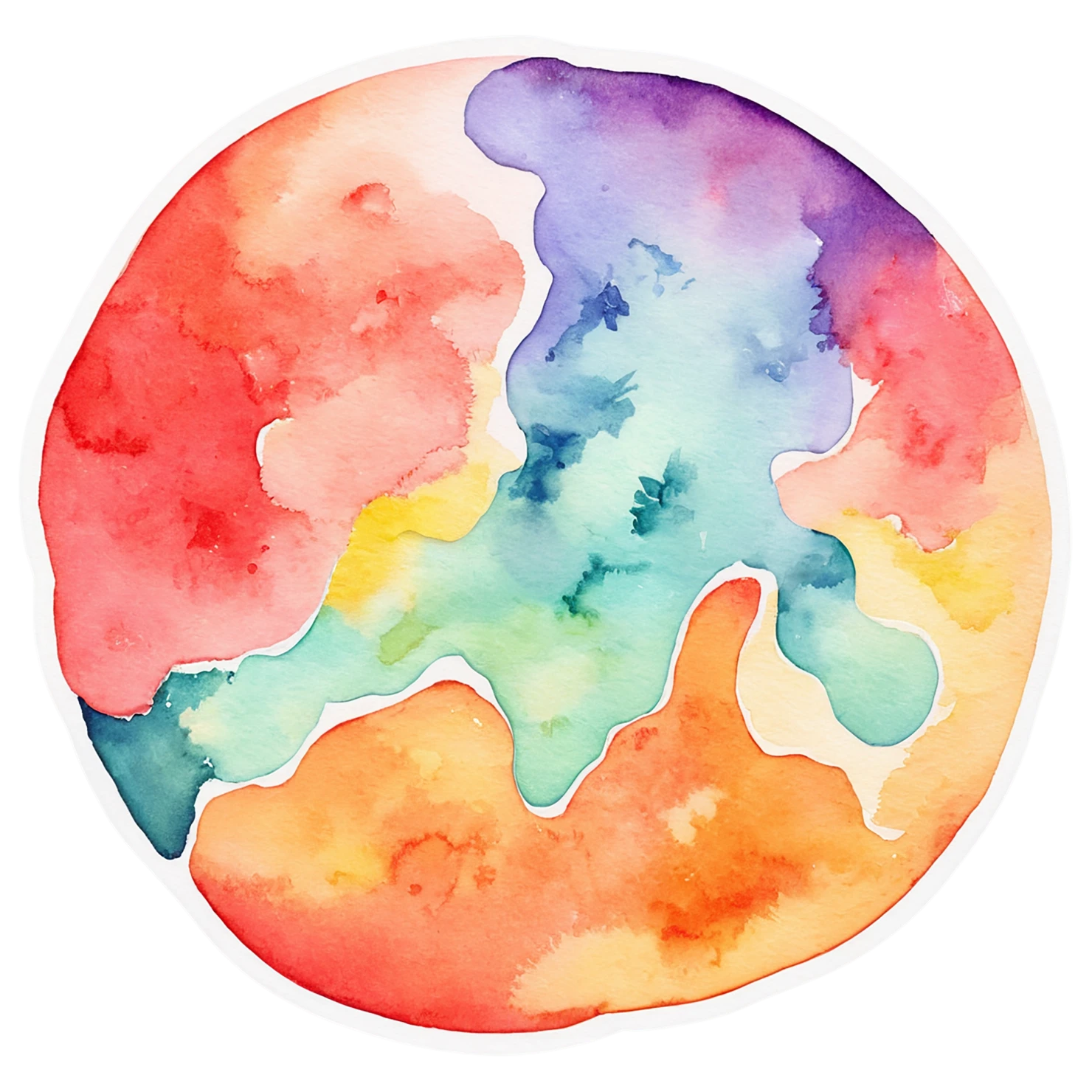 Pizza watercolor sticker isolated on transparent background #21009