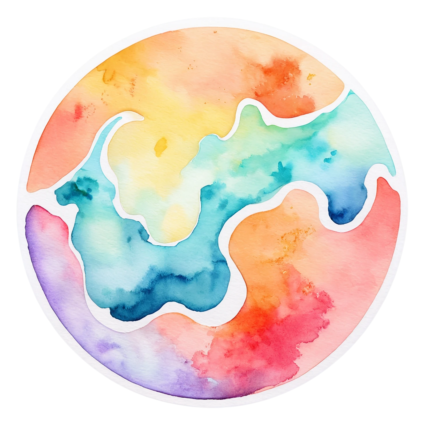 Pizza watercolor sticker isolated on transparent background #21033