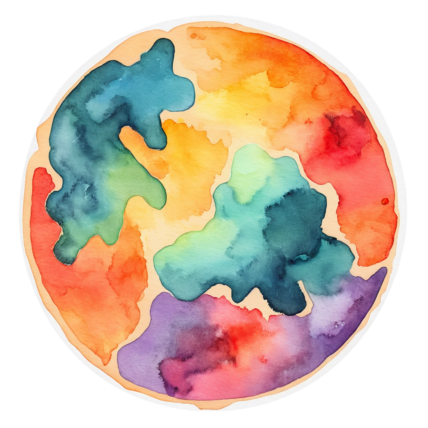 Pizza watercolor sticker isolated on transparent background #21034