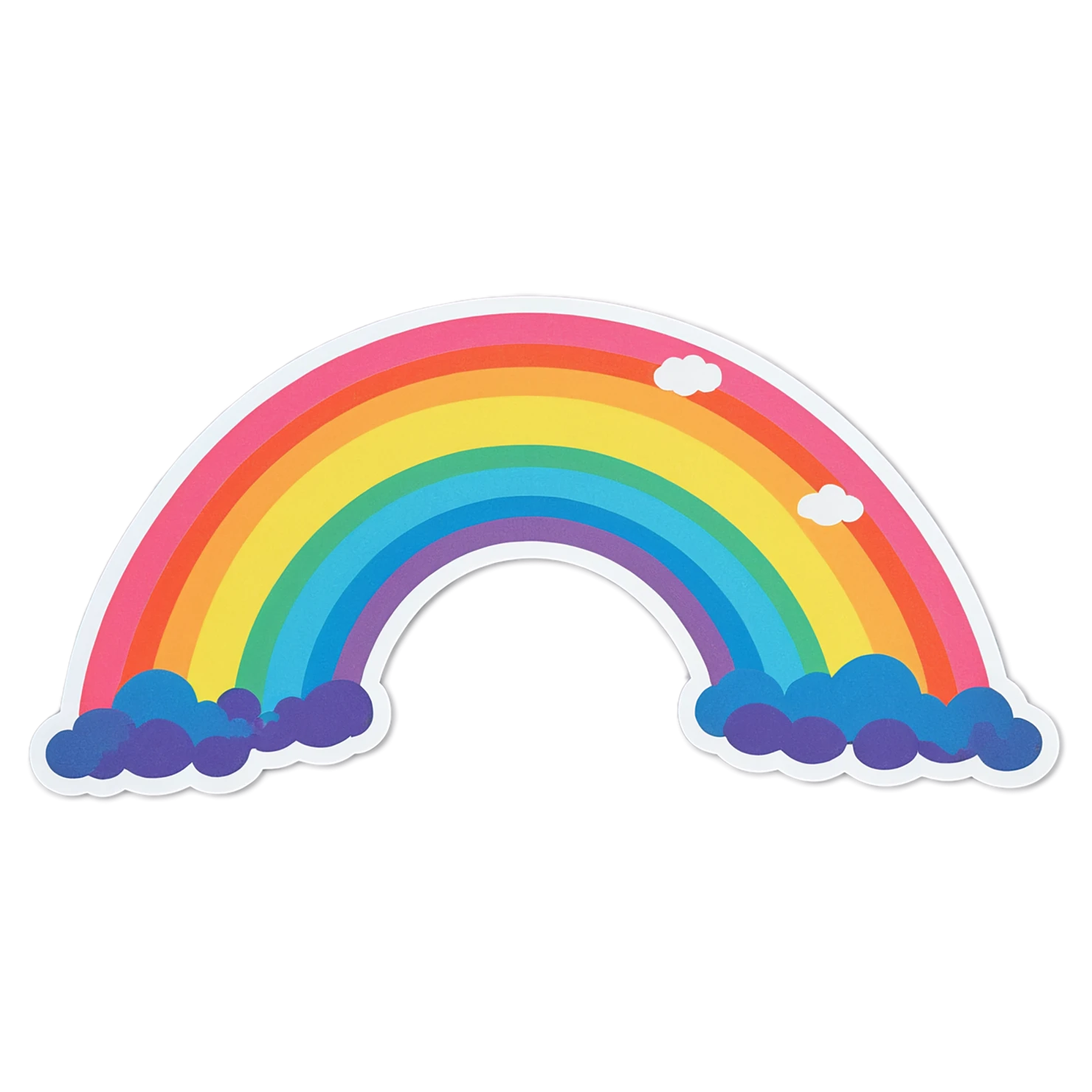 Rainbow cute sticker isolated on transparent background #21570