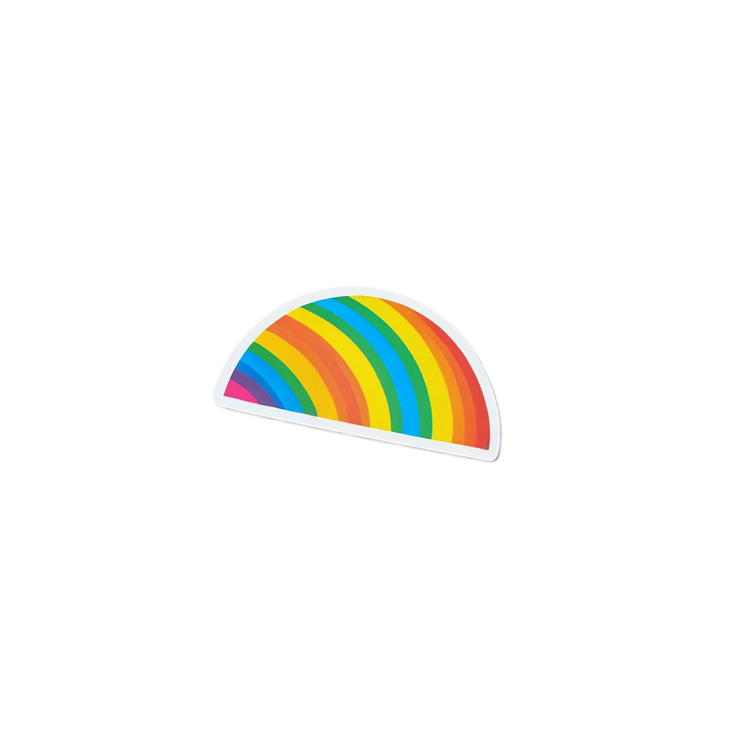 Rainbow cute sticker isolated on transparent background #21627
