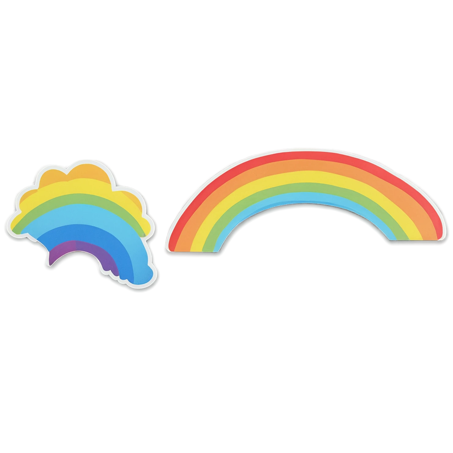 Rainbow cute sticker isolated on transparent background #21759