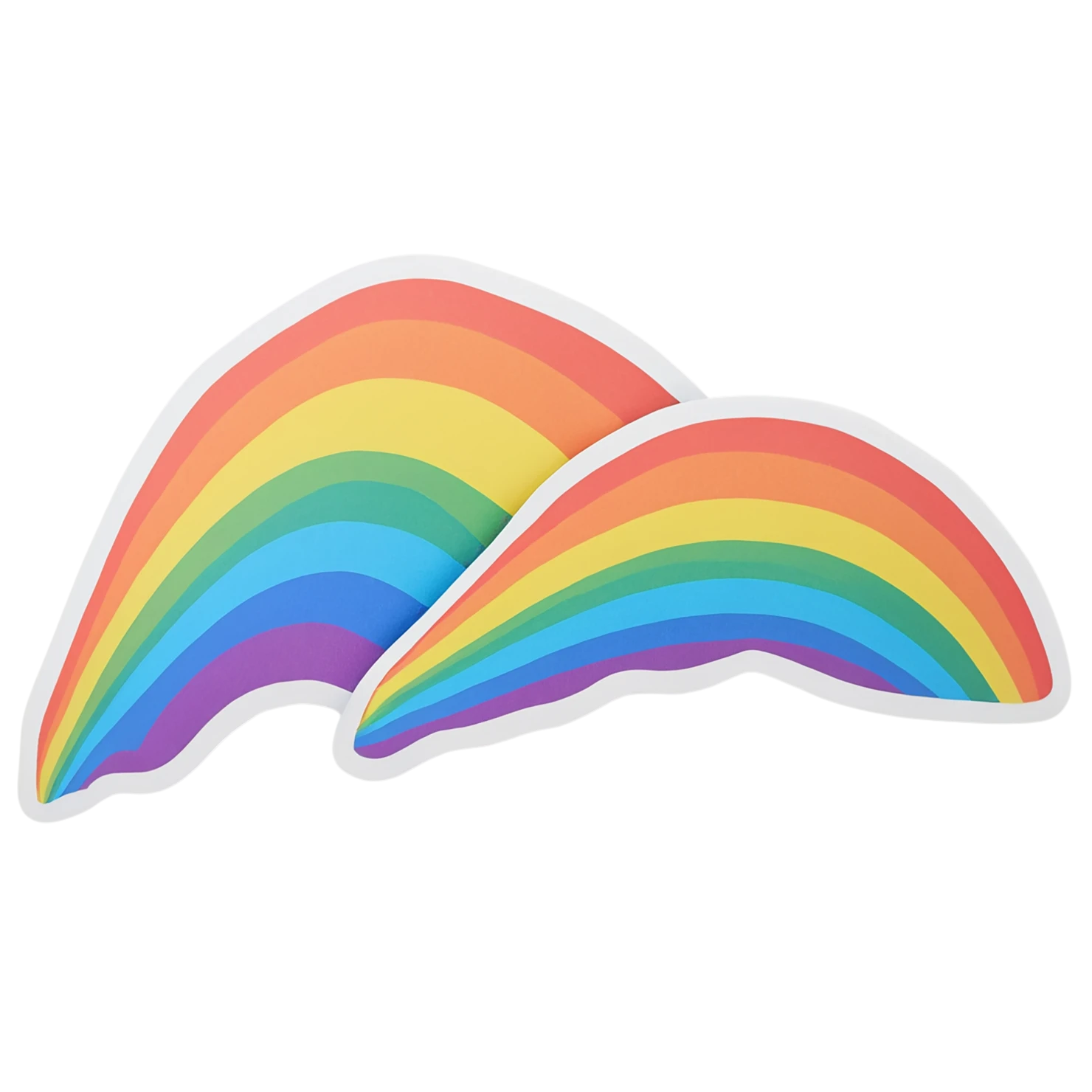 Rainbow cute sticker isolated on transparent background #21777