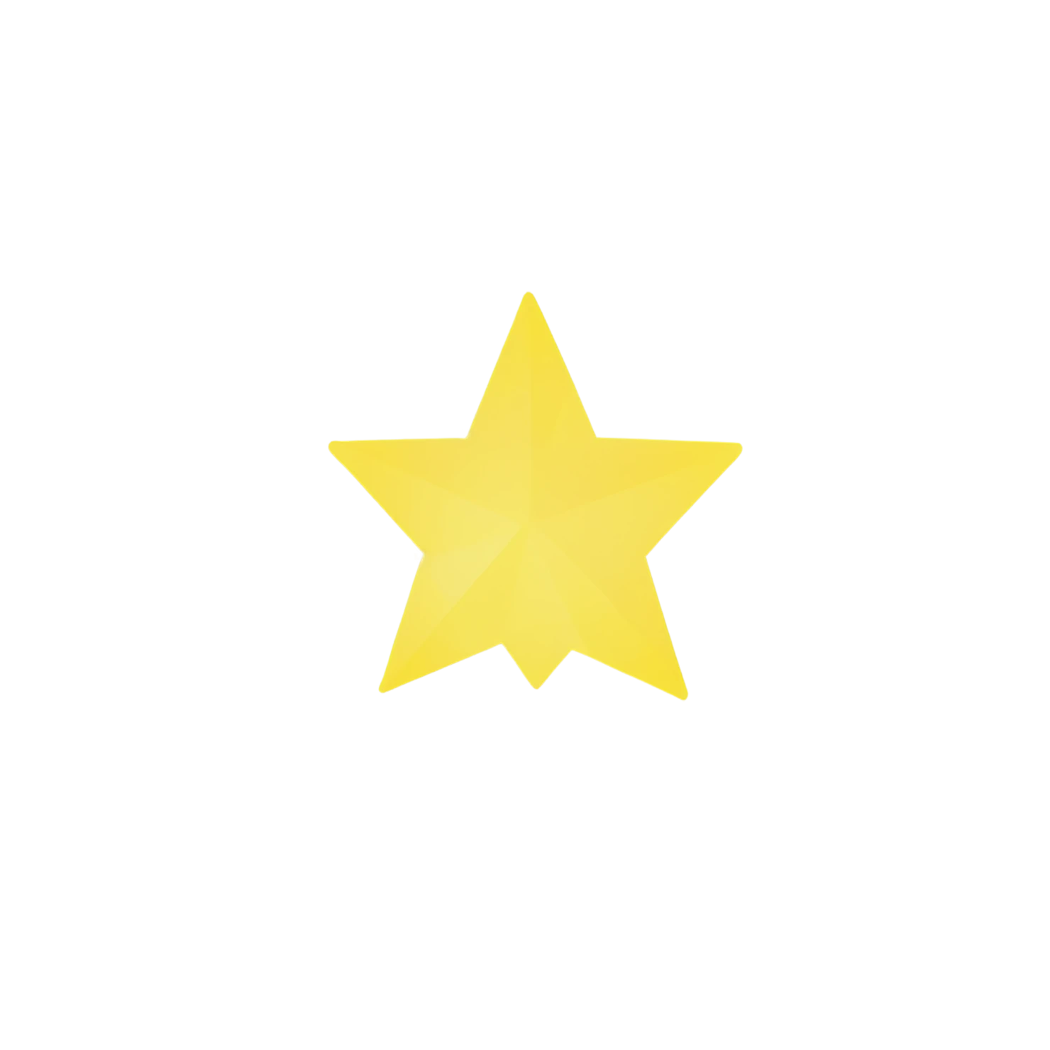 Star cute sticker isolated on transparent background #21863