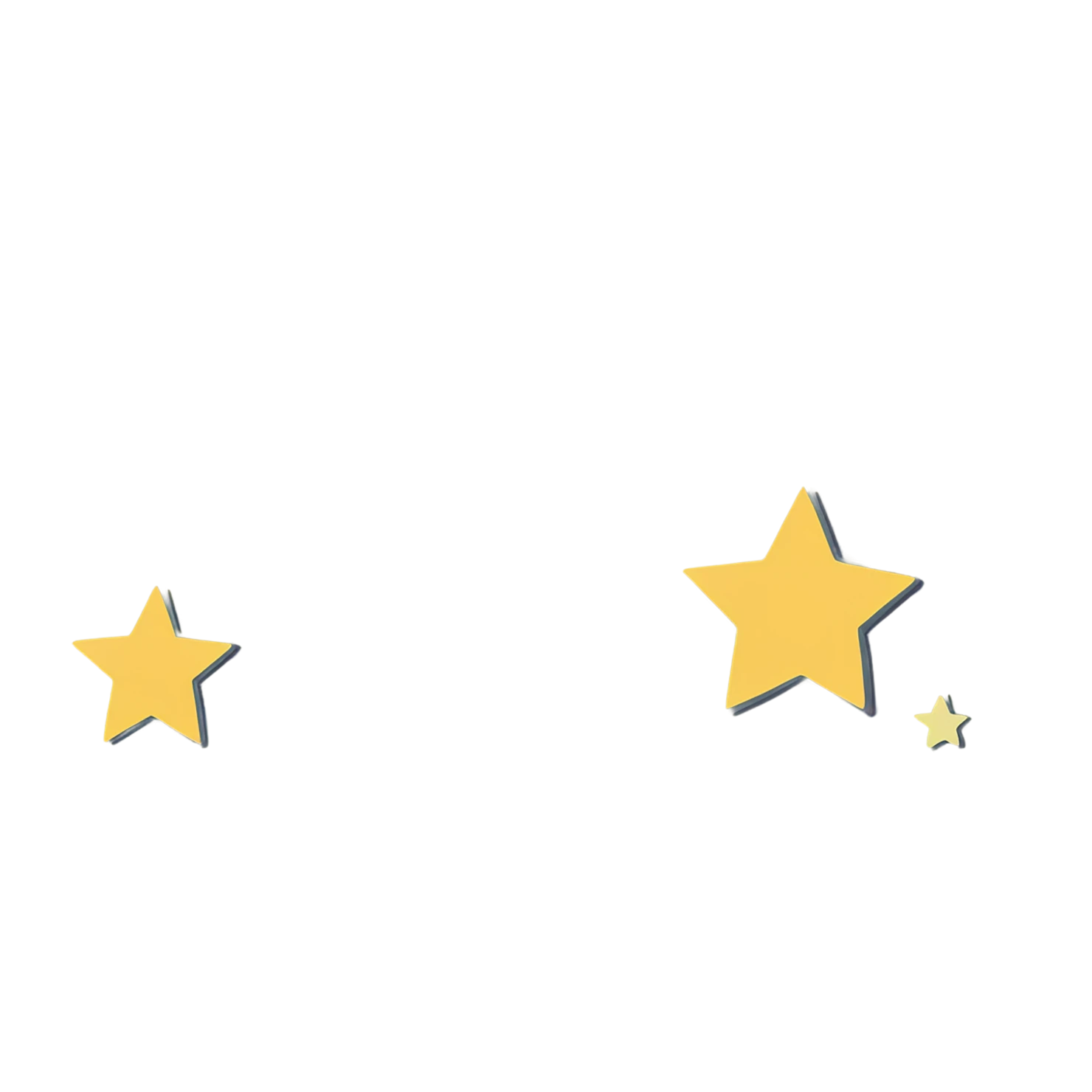 Star cute sticker isolated on transparent background #21868