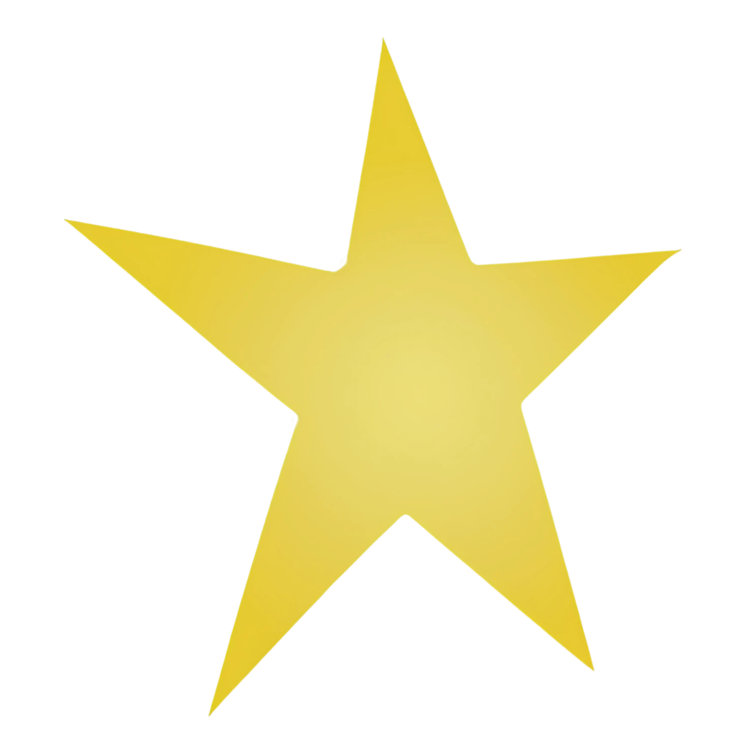 Star cute sticker isolated on transparent background #21872