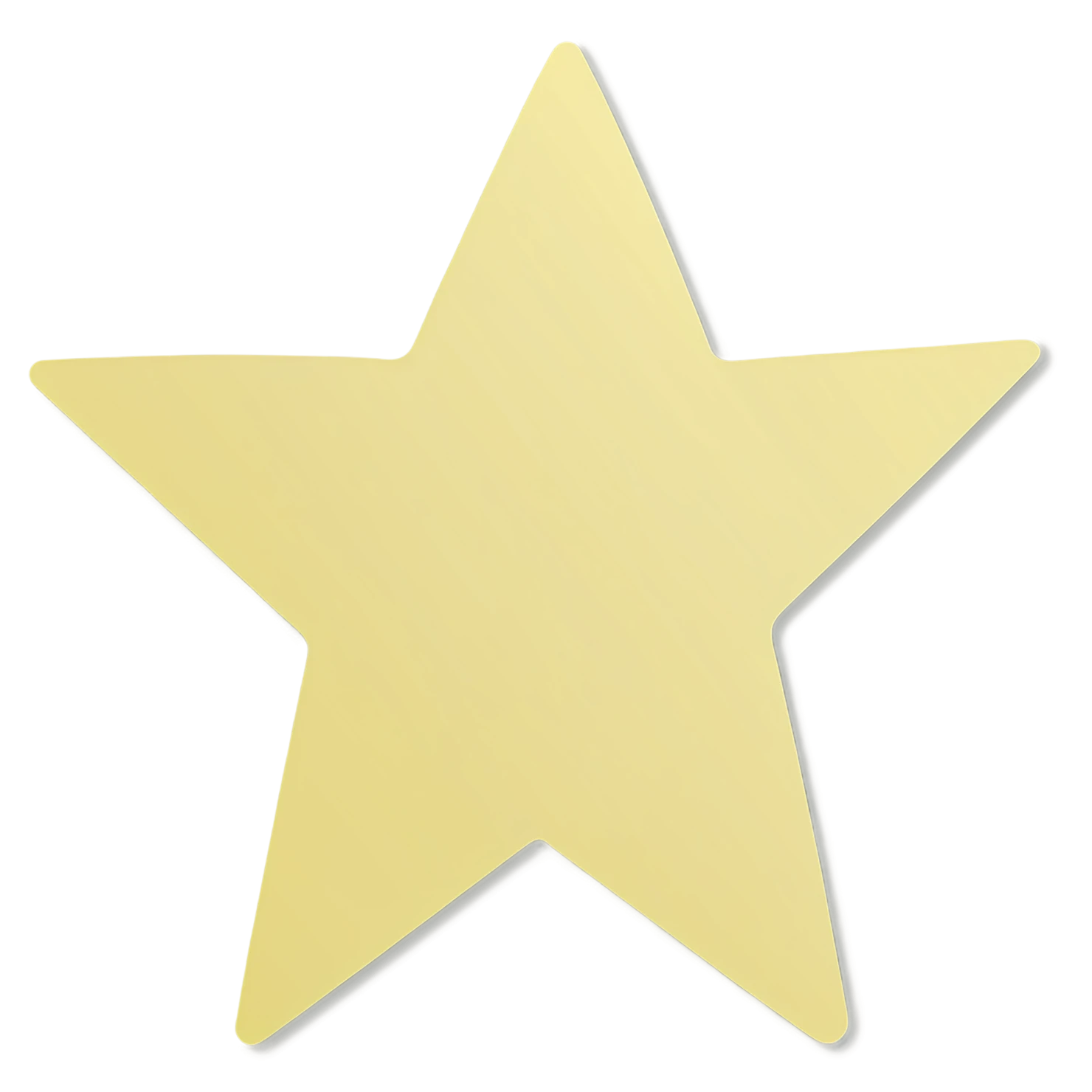 Star cute sticker isolated on transparent background #21873