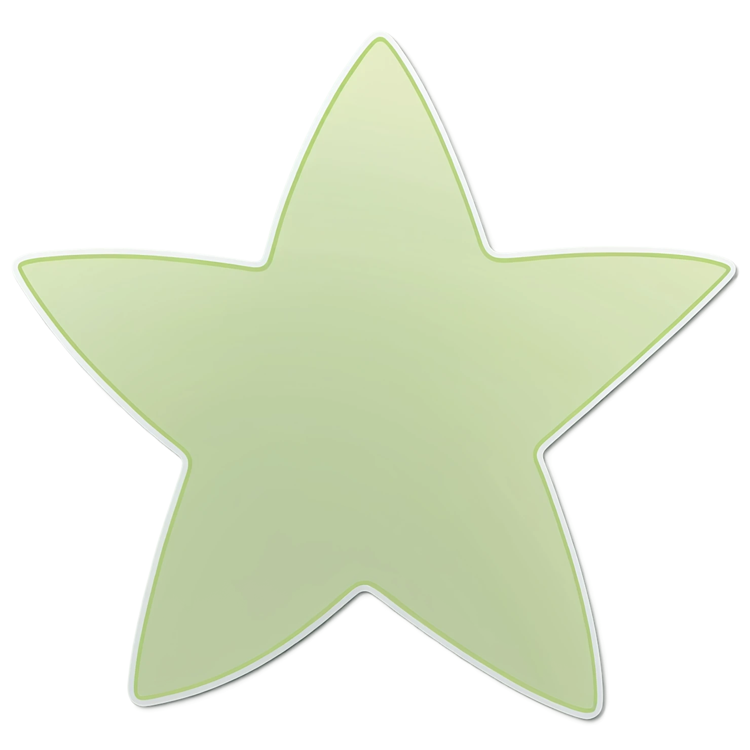Star cute sticker isolated on transparent background #21877
