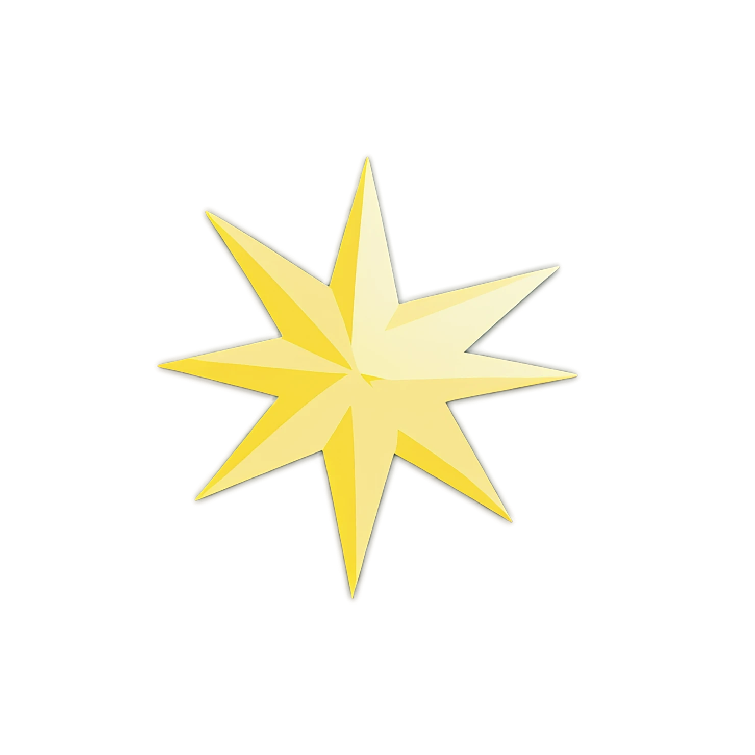 Star cute sticker isolated on transparent background #21879