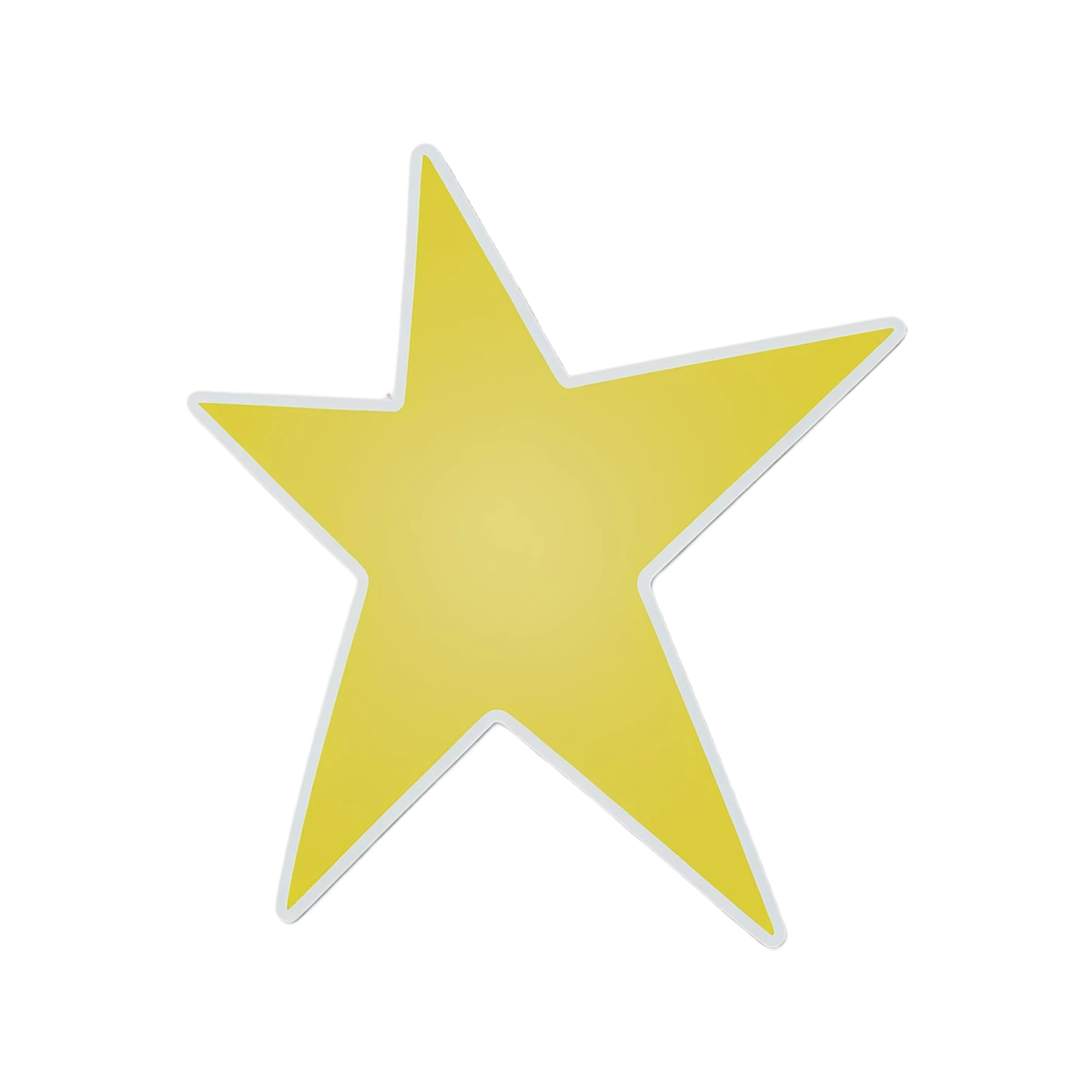 Star cute sticker isolated on transparent background #21881