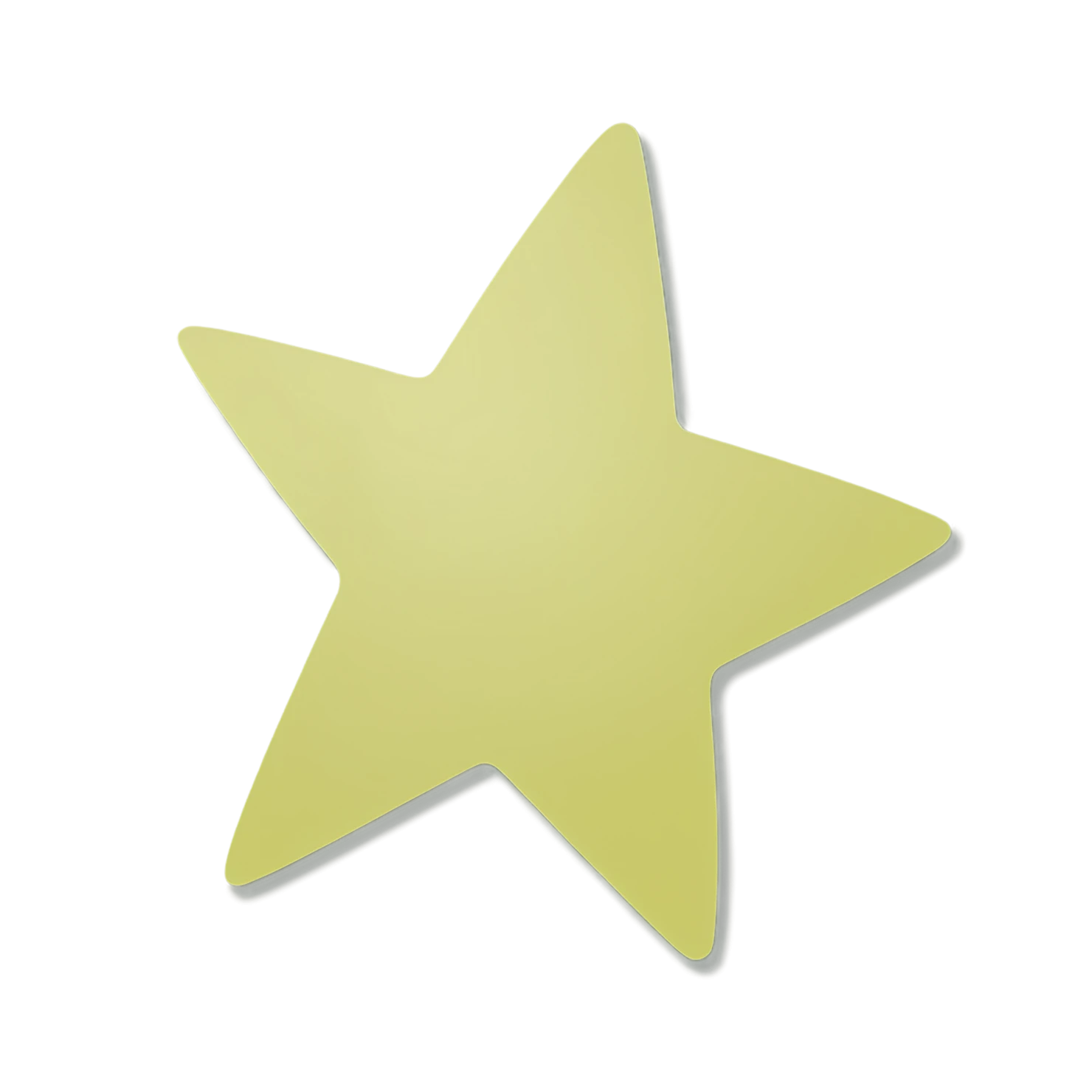 Star cute sticker isolated on transparent background #21882