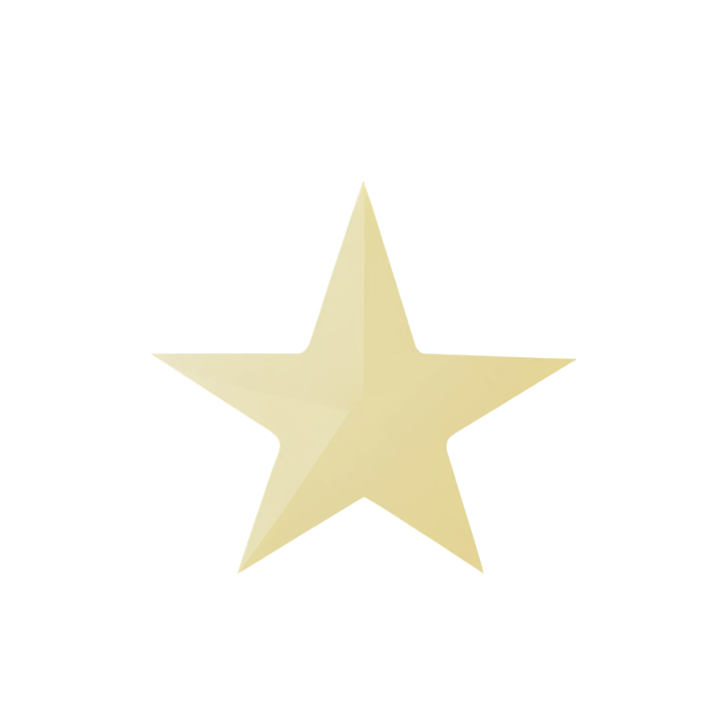 Star cute sticker isolated on transparent background #21888