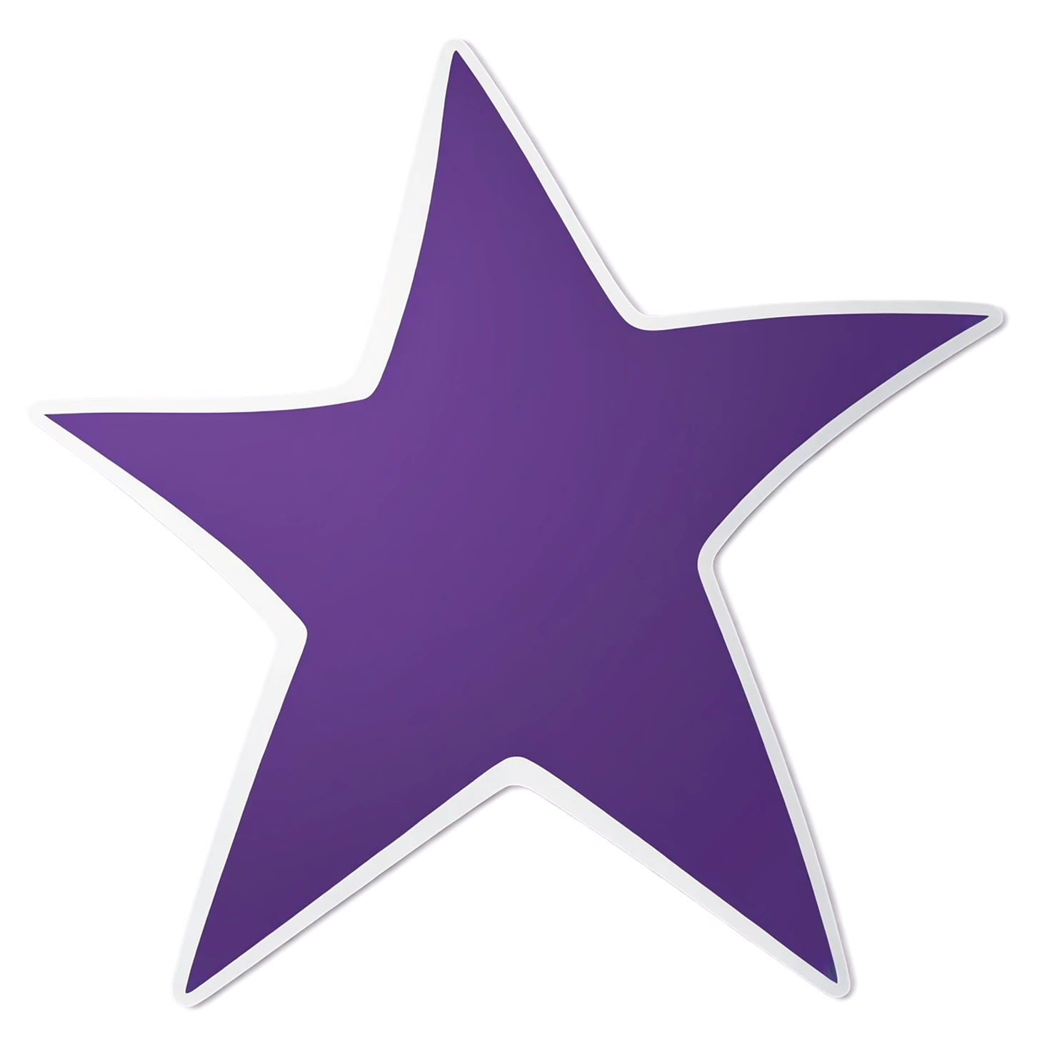 Star cute sticker isolated on transparent background #21891