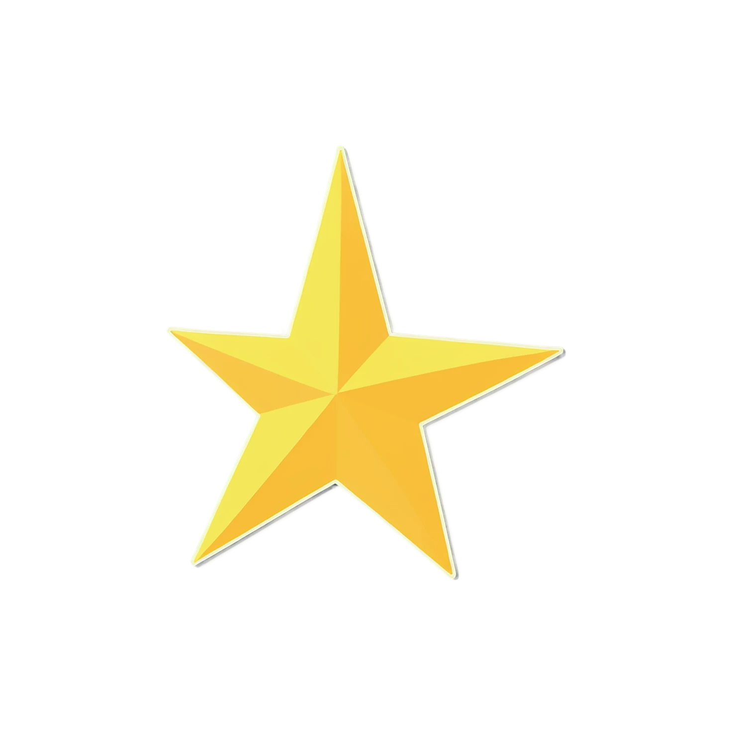 Star cute sticker isolated on transparent background #21892
