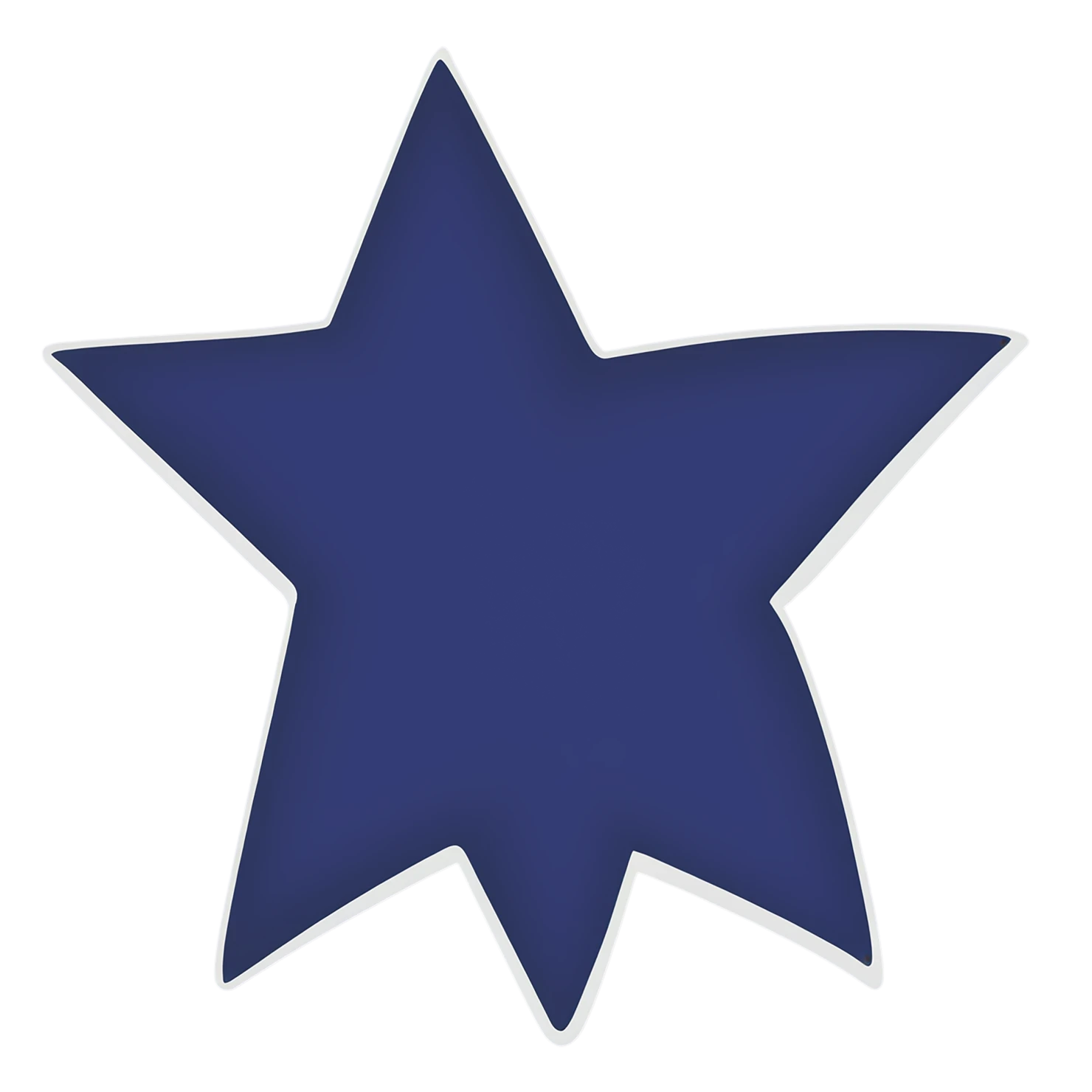 Star cute sticker isolated on transparent background #21903