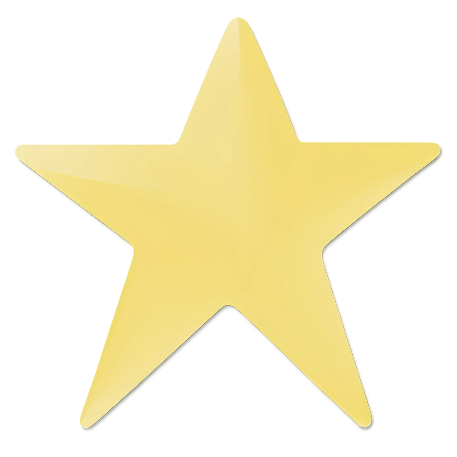 Star cute sticker isolated on transparent background #21916