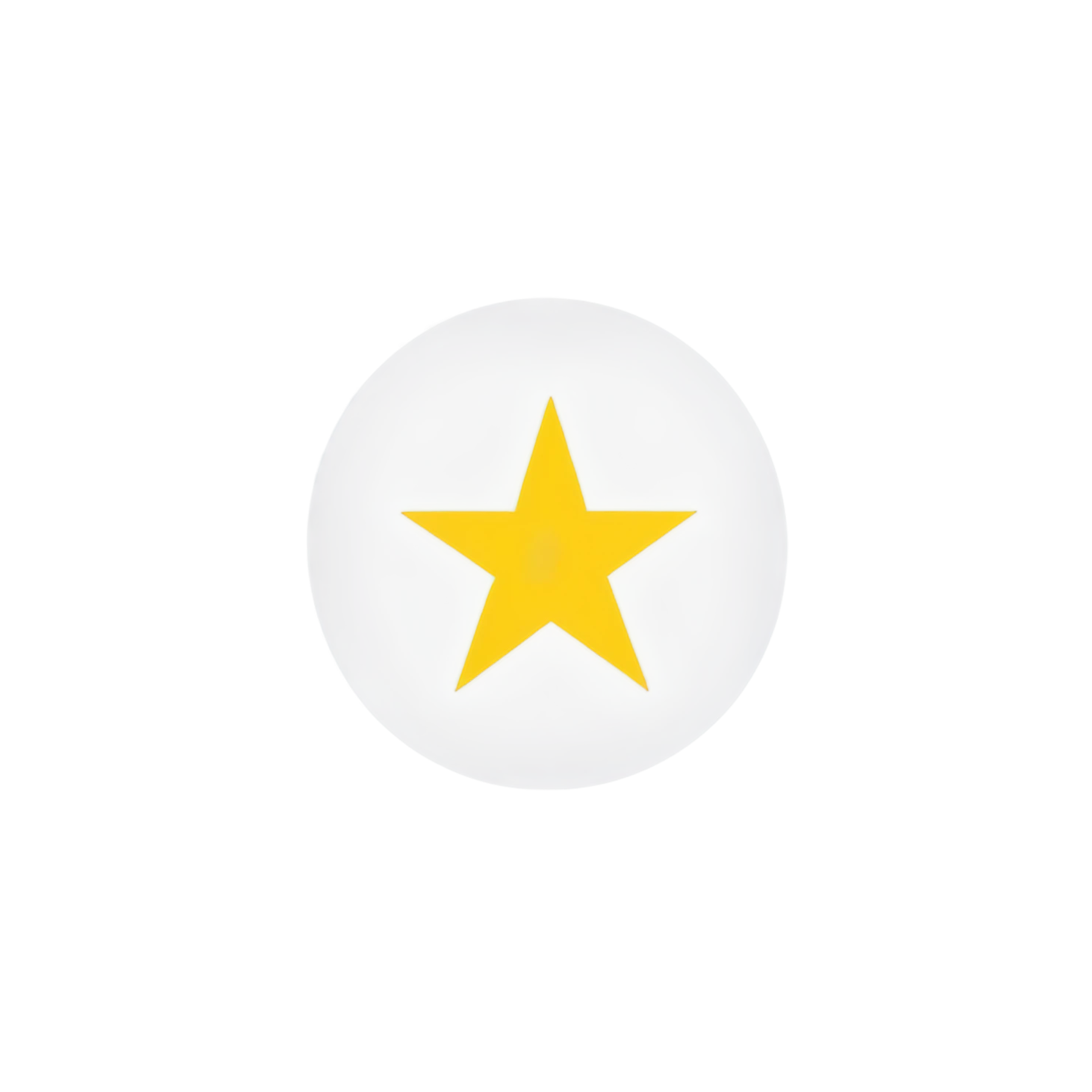 Star cute sticker isolated on transparent background #21917