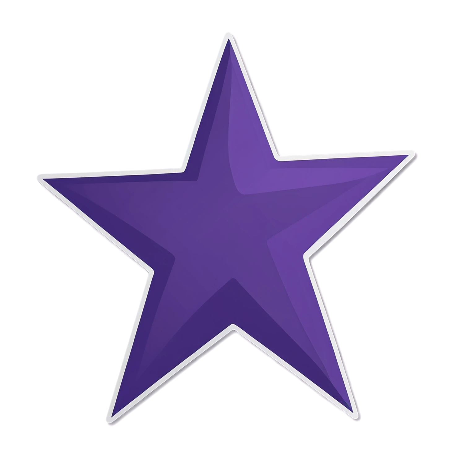 Star cute sticker isolated on transparent background #21922