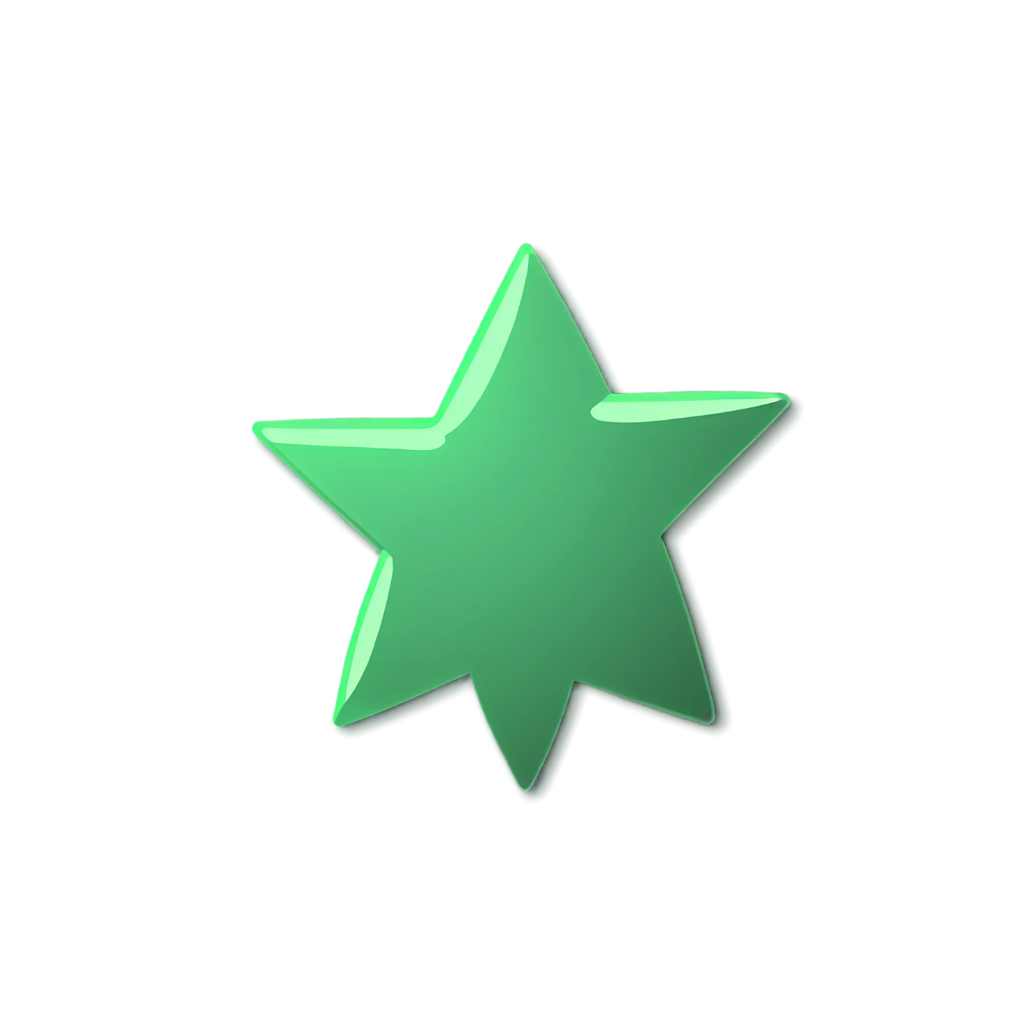 Star cute sticker isolated on transparent background #21941