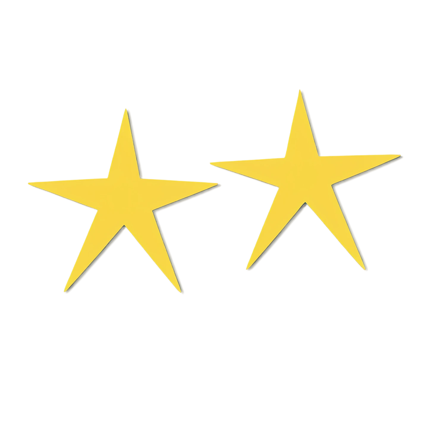 Star cute sticker isolated on transparent background #21944