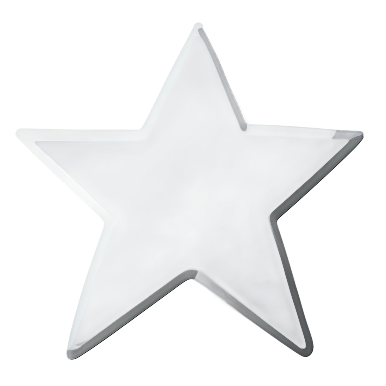 Star cute sticker isolated on transparent background #21946