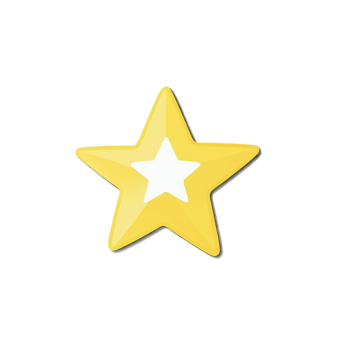 Star cute sticker isolated on transparent background #21956