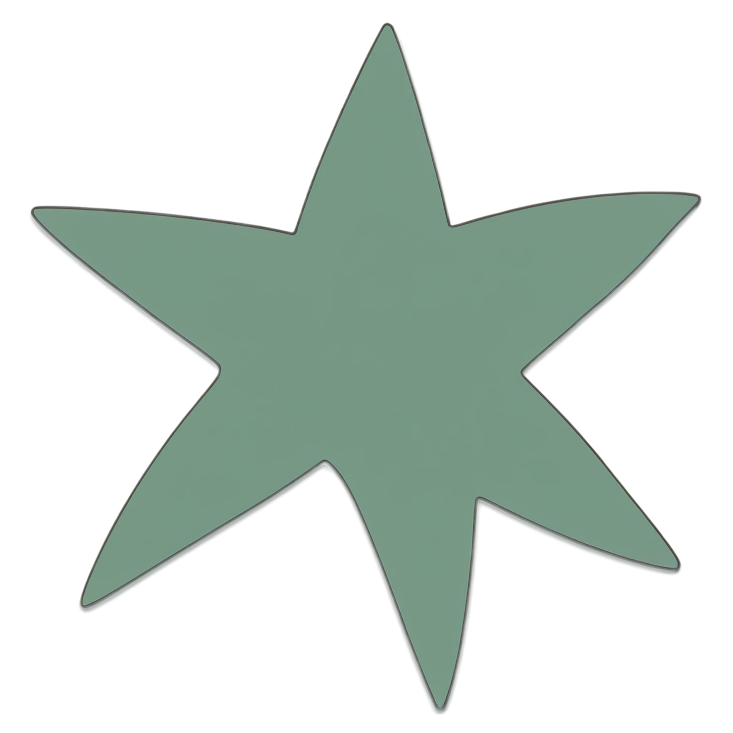 Star cute sticker isolated on transparent background #21984