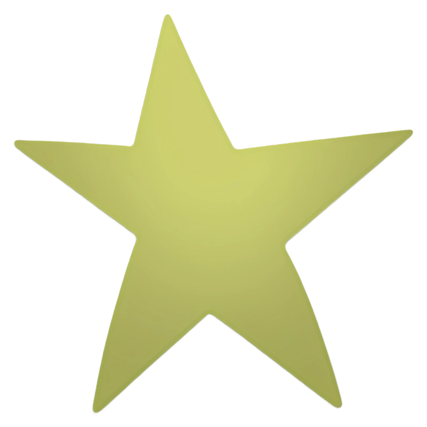 Star cute sticker isolated on transparent background #21985