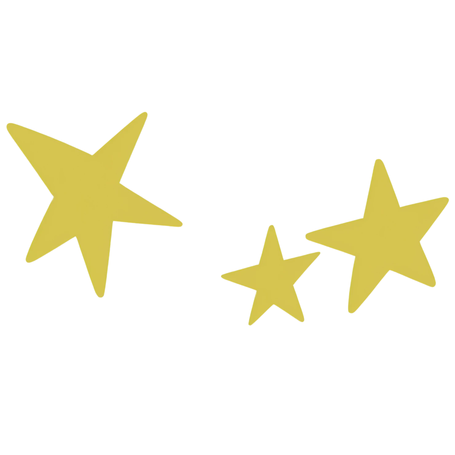 Star cute sticker isolated on transparent background #21988