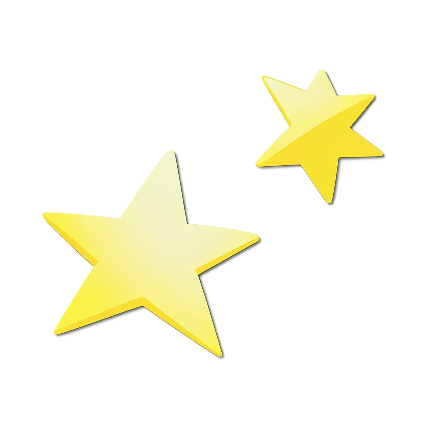 Star cute sticker isolated on transparent background #21996