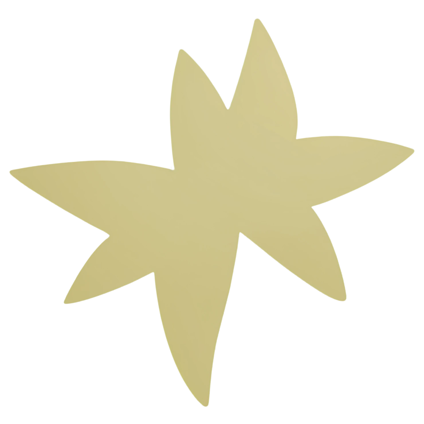 Star cute sticker isolated on transparent background #22001
