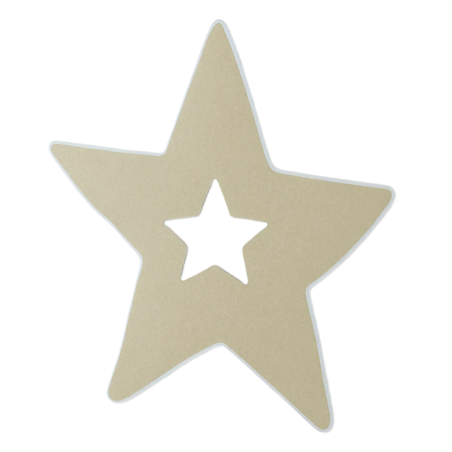 Star cute sticker isolated on transparent background #22002