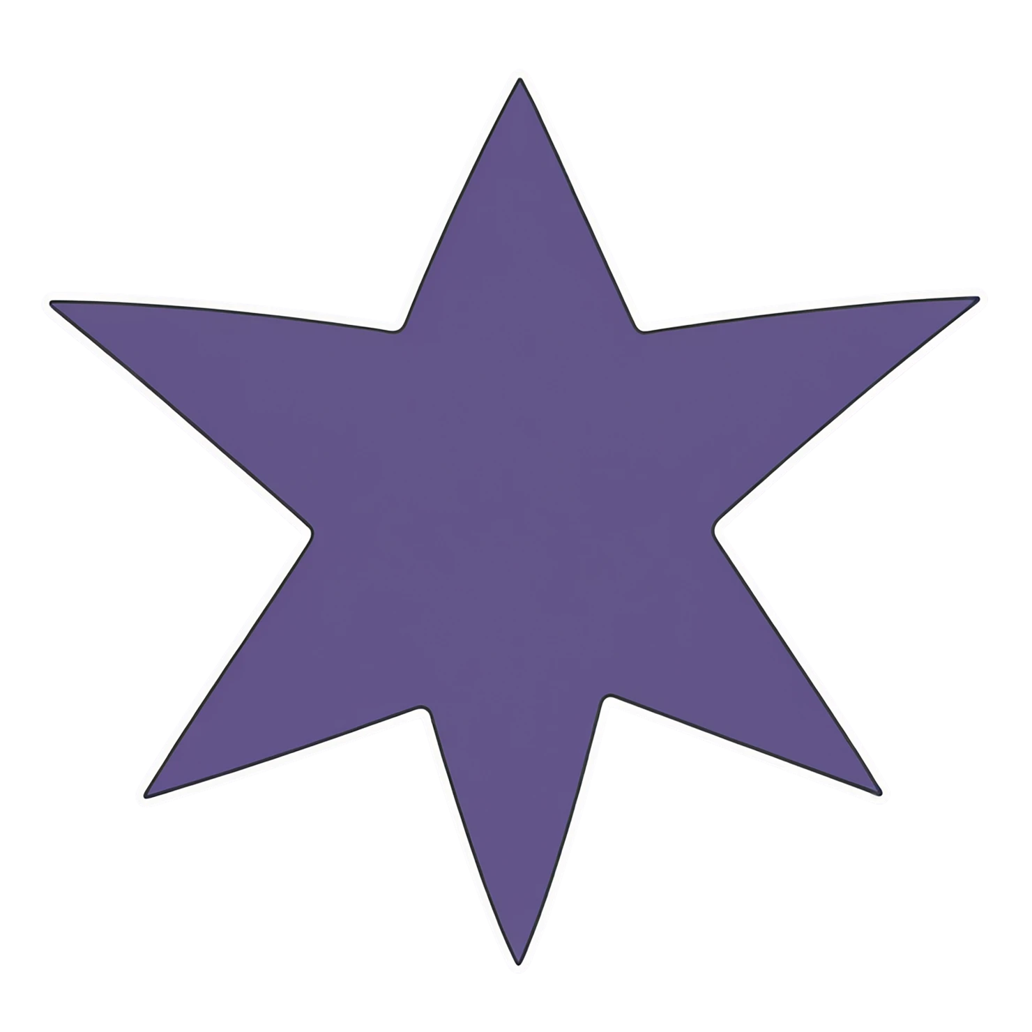 Star cute sticker isolated on transparent background #22005
