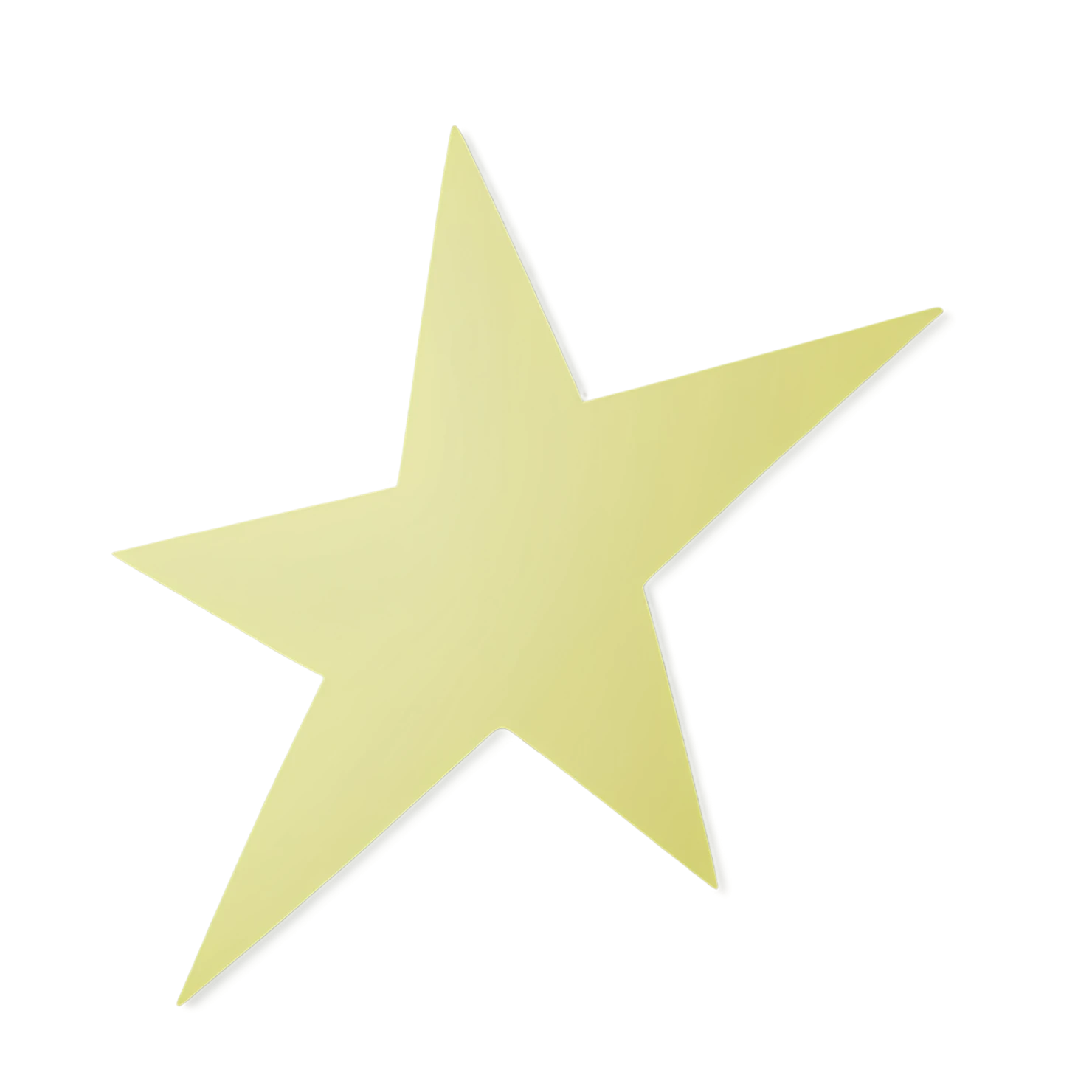 Star cute sticker isolated on transparent background #22006