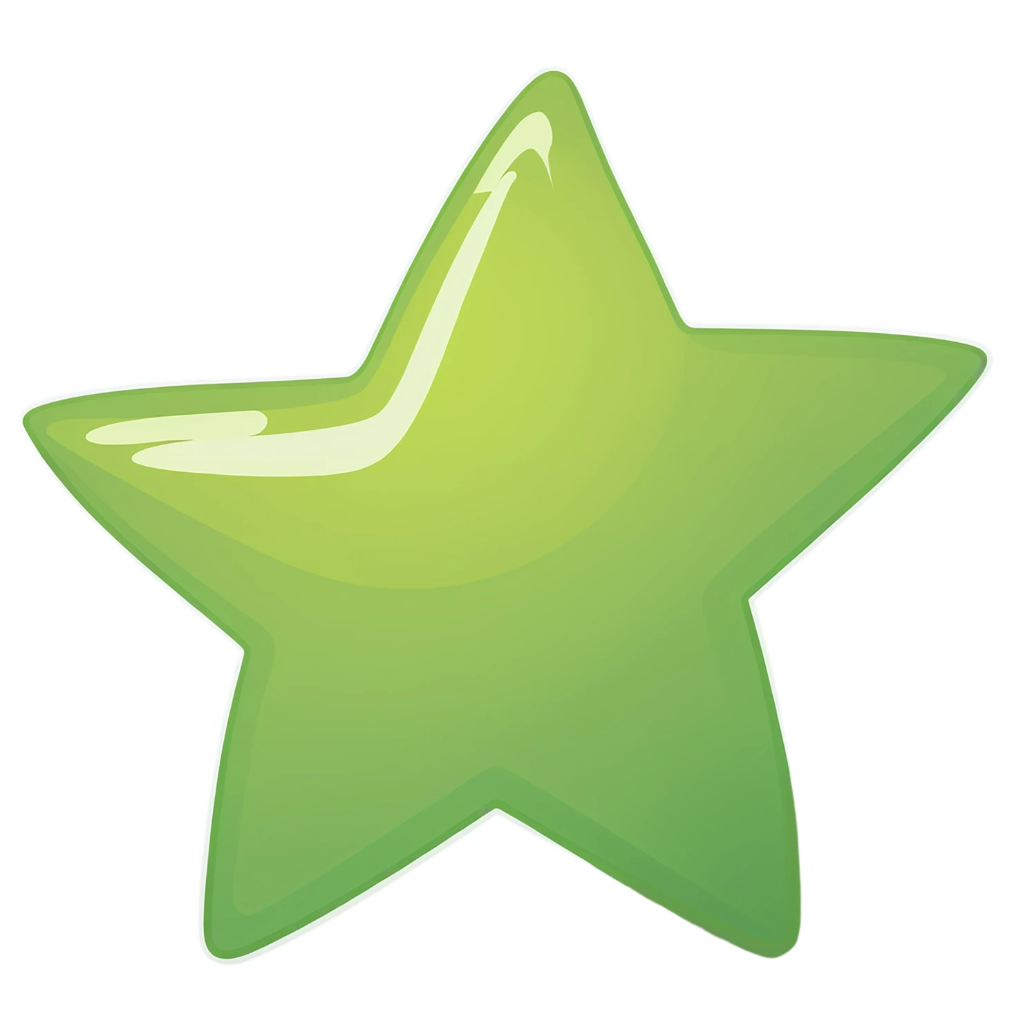 Star cute sticker isolated on transparent background #22011