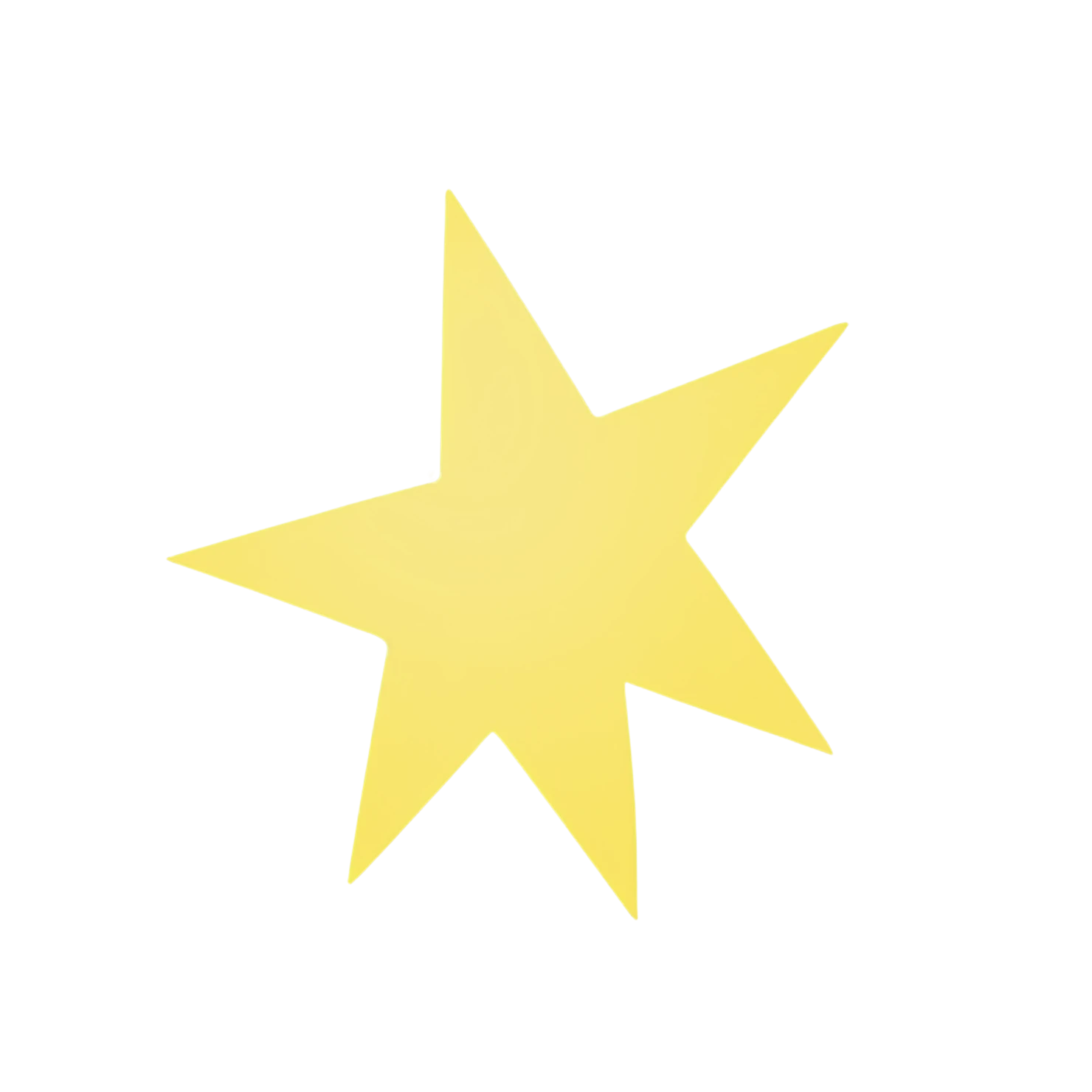 Star cute sticker isolated on transparent background #22013