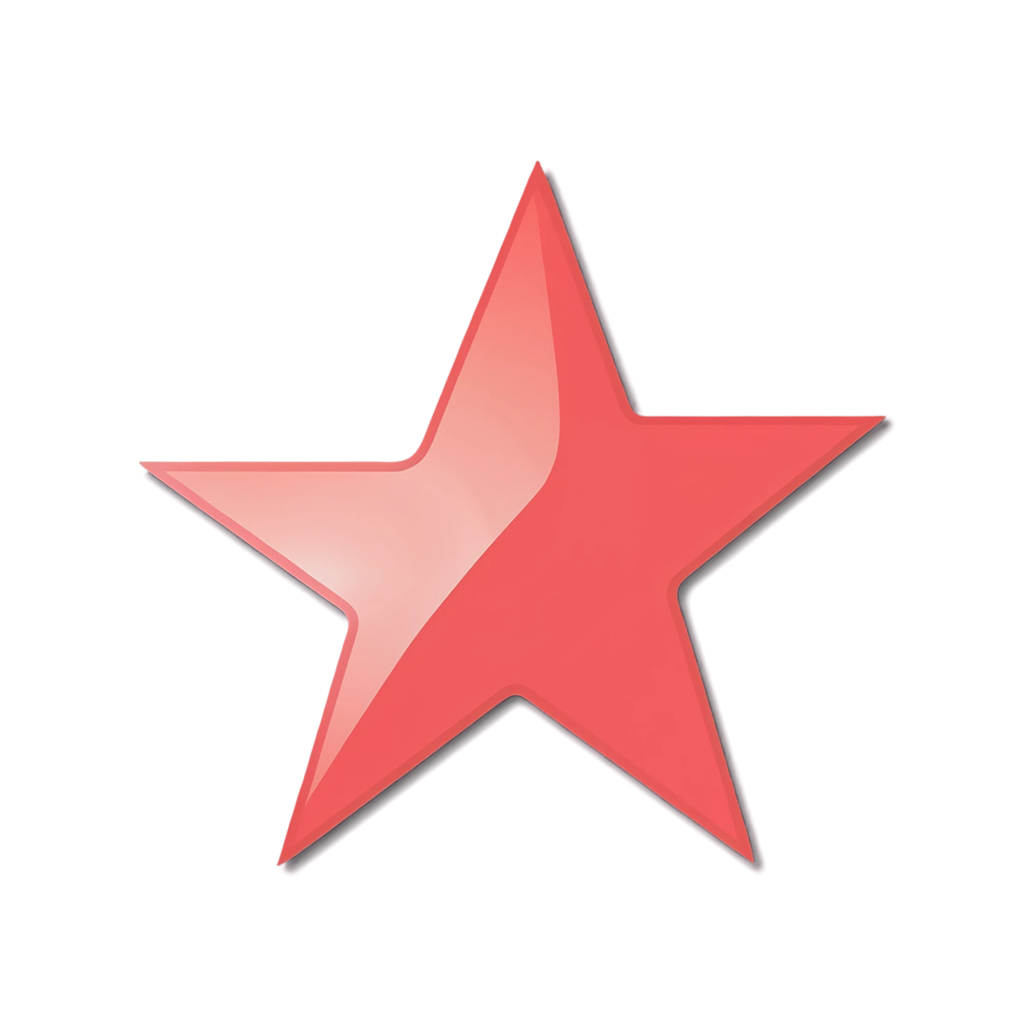 Star cute sticker isolated on transparent background #22056