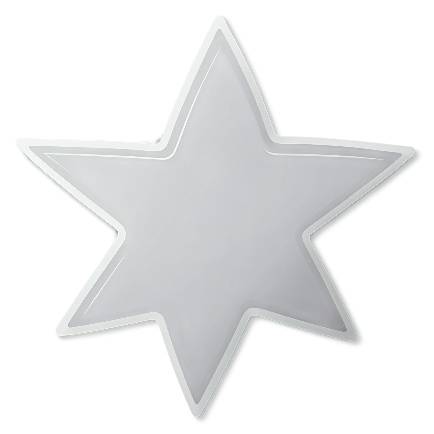 Star cute sticker isolated on transparent background #22066