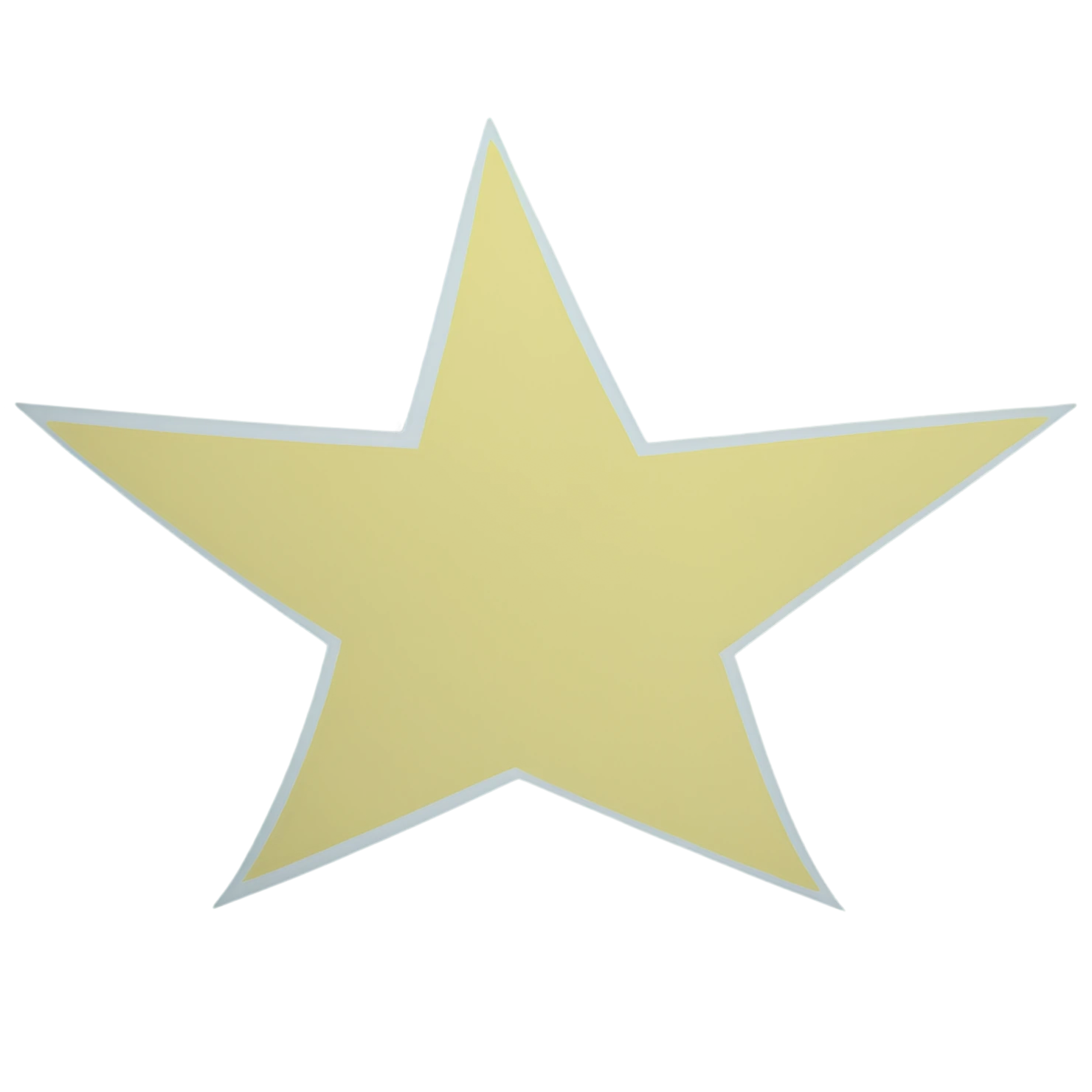Star cute sticker isolated on transparent background #22074