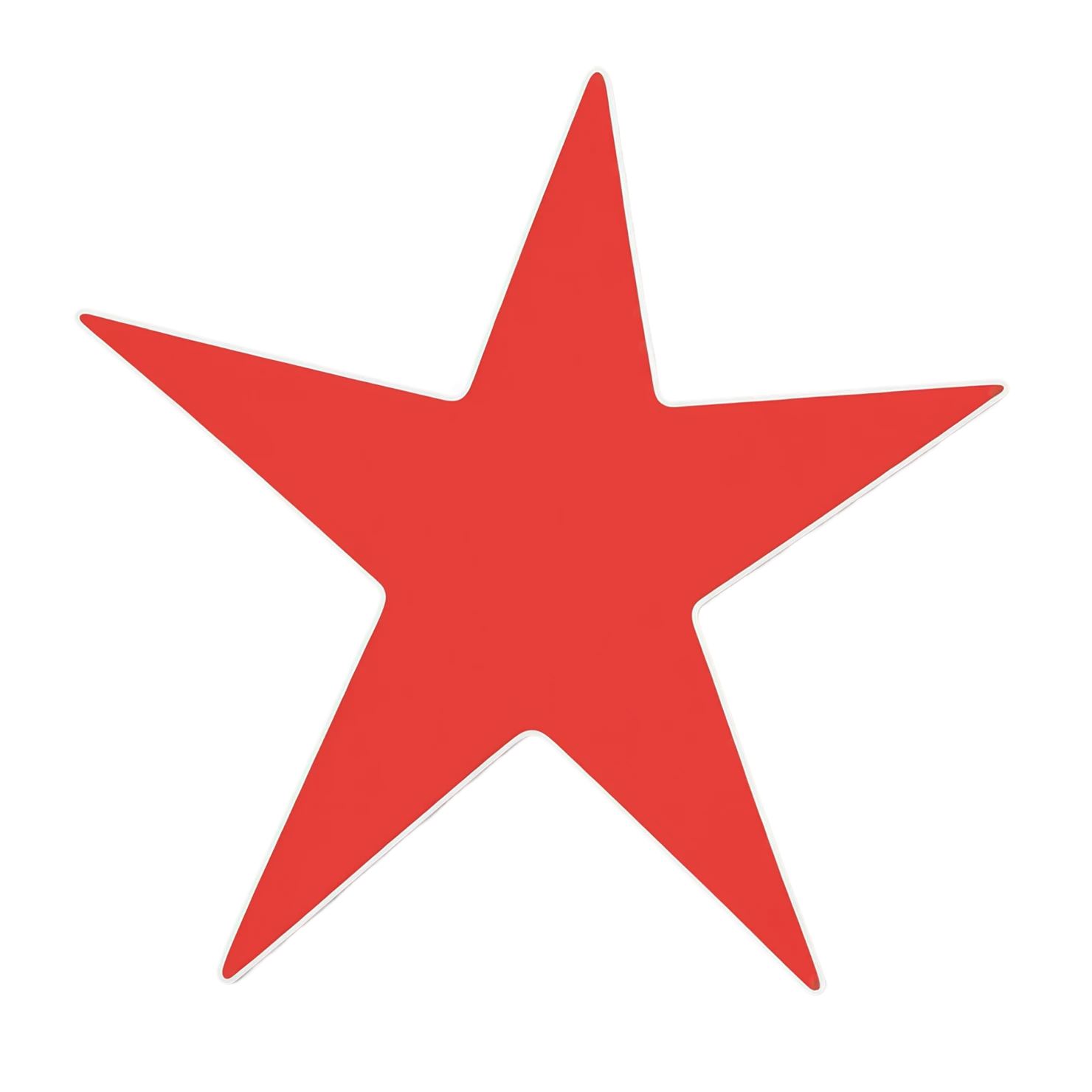Star cute sticker isolated on transparent background #22081