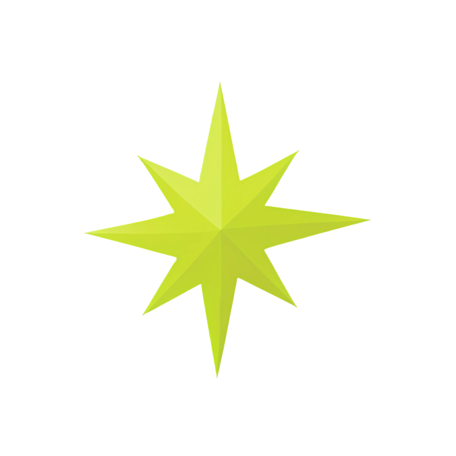 Star cute sticker isolated on transparent background #22085